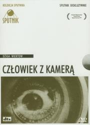 Człowiek z kamerą. Autor: Dżiga Wiertow. Dadada.pl Okładka książki Człowiek z kamerą
