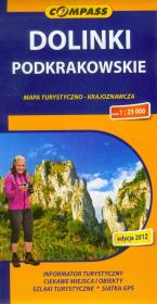 Opakowanie Dolinki Podkrakowskie mapa turystyczno-krajoznawcza