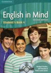 English In Mind 4 SB 2nd Edition CAMBRIDGE. Autor: Puchta Herbert, Stranks Jeff. Dadada.pl Okładka książki English In Mind 4 SB 2nd Edition CAMBRIDGE