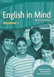English In Mind 4 WB 2nd Edition CAMBRIDGE. Autor: Puchta Herbert, Jeff Stranks and Peter Lewis-Jones. Dadada.pl Okładka książki English In Mind 4 WB 2nd Edition CAMBRIDGE