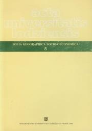 Opakowanie Folia geographica socio-oeconomica 5