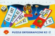 Okładka książki Gra - Puzzle ortograficzne rz i ż ALEX