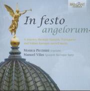 In Festo Angelorum. Autor: Monica Piccinini, Manuel Vilas. Dadada.pl Okładka książki In Festo Angelorum