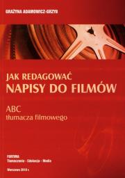 Okładka książki Jak redagować napisy do filmów