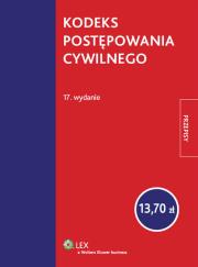 Okładka książki Kodeks postępowania cywilnego Przepisy