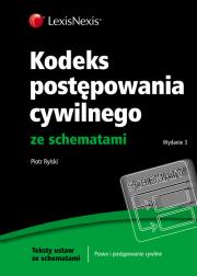 Kodeks postępowania cywilnego ze schematami. Autor: Rylski Piotr. Dadada.pl Okładka książki Kodeks postępowania cywilnego ze schematami