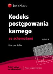 Kodeks postępowania karnego ze schematami. Autor: Sychta Katarzyna. Dadada.pl Okładka książki Kodeks postępowania karnego ze schematami