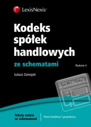 Kodeks spółek handlowych ze schematami. Autor: Zamojski Łukasz. Dadada.pl Okładka książki Kodeks spółek handlowych ze schematami