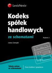 Kodeks spółek handlowych ze schematami. Autor: Zamojski Łukasz. Dadada.pl Okładka książki Kodeks spółek handlowych ze schematami