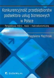 Okładka książki Konkurencyjność przedsiębiorstw podsektora usług..