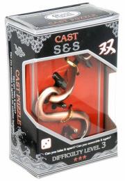 Łamigłówka Cast S&S - poziom 3/6. Wydawca: Hanayama. Dadada.pl Opakowanie Łamigłówka Cast S&S - poziom 3/6