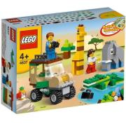 Lego Safari zestaw budowlany. Wydawca: Alegoria. Dadada.pl Opakowanie Lego Safari zestaw budowlany
