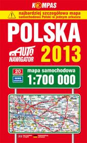 Opakowanie Mapa samochodowa Polski 2013