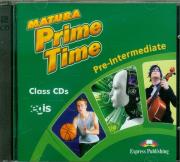Okładka książki Matura Prime Time Pre-Intermediate Class CD 1-4