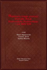 Okładka książki Najstarsza księga promocji Wydziału Sztuk Uniwersytetu Krakowskiego z lat 1402-1541