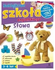Okładka książki Naklejkowa szkoła angielskiego - Słowa