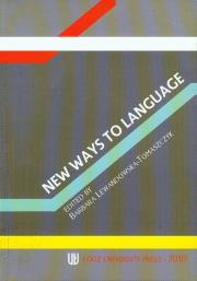 Okładka książki New ways to language
