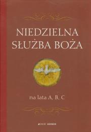Okładka książki Niedzielna służba Boża na lata A, B, C
