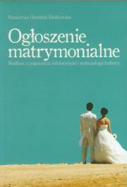 Opakowanie Ogłoszenie matrymonialne