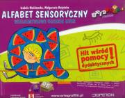 Ortograffiti z Bratkiem Alfabet sensoryczny. Autor: Mańkowska Izabela Rożyńska Małgorzata. Dadada.pl Okładka książki Ortograffiti z Bratkiem Alfabet sensoryczny