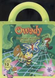 Owady Bajkowa walizka z puzzlami. Autor: praca zbiorowa. Dadada.pl Okładka książki Owady Bajkowa walizka z puzzlami
