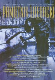 Opakowanie Pamiętnik literacki 3/2012