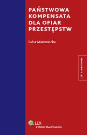 Okładka książki Państwowa kompensata dla ofiar przestępstw