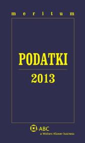 Okładka książki Podatki 2013