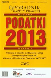 Podatki 2013/02 część 1. Wydawca: Infor. Dadada.pl Opakowanie Podatki 2013/02 część 1