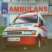 Okładka książki Poznajemy pojazdy Ambulans