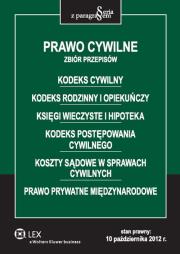 Okładka książki Prawo cywilne Zbiór przepisów