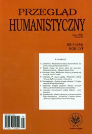 Opakowanie Przegląd humanistyczny 5/2012