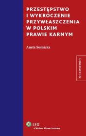 Okładka książki Przestępstwo i wykroczenie przywłaszczenia w polskim prawie karnym