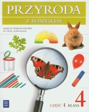 Przyroda SP Przyroda z pomysłem 4/1 z. warsztatowe. Autor: Depczyk Urszula, 155401 Halina Binkiewicz, Bożena Sienkiewicz. Dadada.pl Okładka książki Przyroda SP Przyroda z pomysłem 4/1 z. warsztatowe