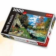 Okładka książki Puzzle 2000 Alpy Bawarskie, Niemcy TREFL