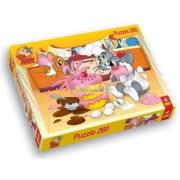 Opakowanie Puzzle 260 Torcik Toma i Jerryego
