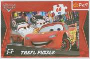 Okładka książki Puzzle 60 Auta Tokio TREFL