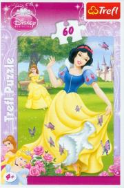 Okładka książki Puzzle 60 Księżniczki i motyle TREFL