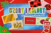 Okładka książki Puzzle- Wzory i kolory ALEX