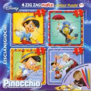 Opakowanie Puzzle Zig-Zag Colour Pinokio + flamastry