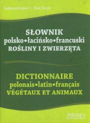 Okładka książki Słownik polsko-łacińsko-francuski Rośliny i zwierzęta