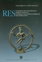 Okładka książki Studium transformacji pojęcia rzeczy