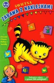 Okładka książki Świetna zabawa z naklejkami 4-6 lat