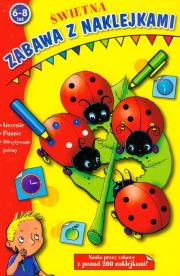 Okładka książki Świetna zabawa z naklejkami 6-8 lat
