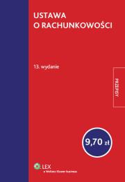Okładka książki Ustawa o rachunkowości
