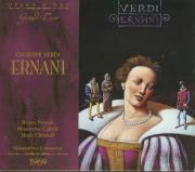 Verdi: Ernani. Autor: Bruno Prevedi, Montserrat Caballé, Peter Glossop, Boris Christoff, RAI Symphony Orchestra & Chorus. Dadada.pl Okładka książki Verdi: Ernani