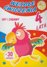 Okładka książki Wesołe ćwiczenia Gry i zabawy