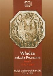Opakowanie Władze miasta Poznania tom 2 1793-2003