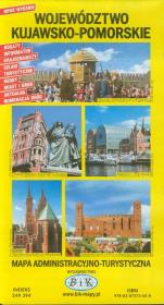 Okładka książki Województwo kujawsko-pomorskie Mapa administracyjno-turystyczna