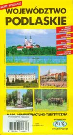 Okładka książki Województwo podlaskie Mapa administracyjno-turystyczna